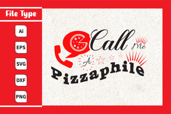 Call Me a Pizzaphile: A Versatile Digital Clip Art for Creative Projects