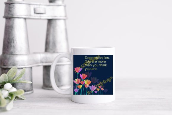 Depression Lies and the Power of Encouraging Print-on-Demand Designs