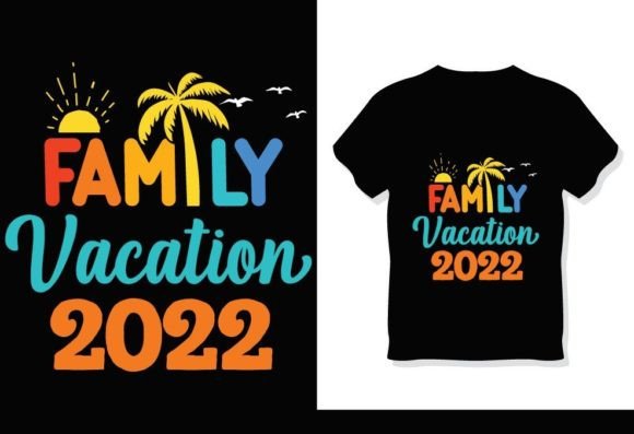 Family Vacation 2022 Funny Summer Tshirt: A Versatile Design for DIY Projects and More