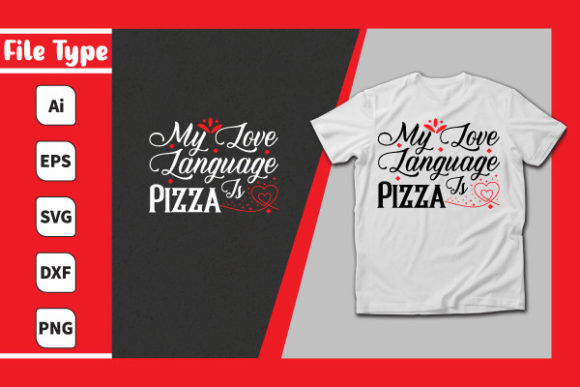 My Love Language is Pizza: A Creative Expression Through Design