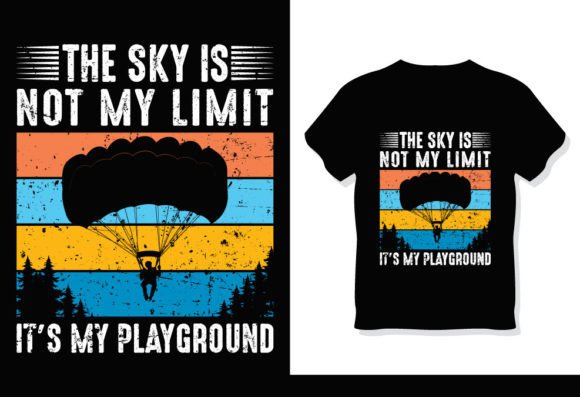 Skydiving T-Shirt Design: A Bold Statement for Adventurers and DIY Enthusiasts