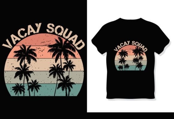 Vacay Squad 2022 Summer T-Shirt Design